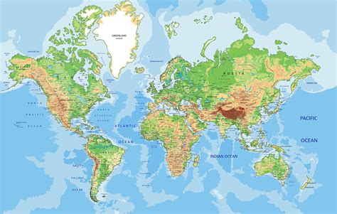dünya fiziki haritası 4k